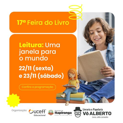 17ª edição da Feira do Livro inicia nesta sexta-feira em Itapiranga