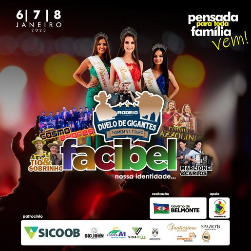 Belmonte lança oficialmente a programação da Facibel 2023