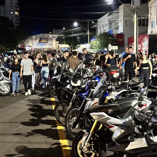 Abertura do XXI Motocão reúne grande público em São Miguel do Oeste