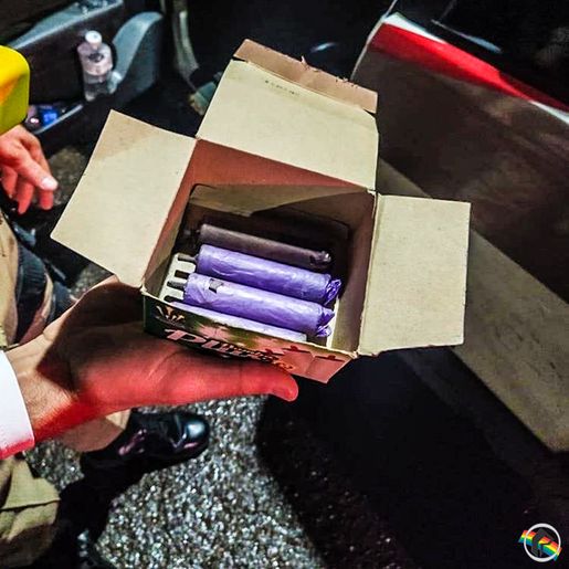 Jovens são flagrados jogando rojão em área militar de São Miguel do Oeste