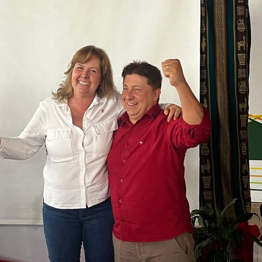 Juarez da Silva e Lucilene Binsfeld lançam candidatura pelo PT em SMOeste
