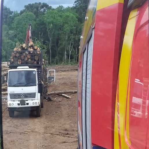 Acidente deixa trabalhador ferido em São Lourenço do Oeste