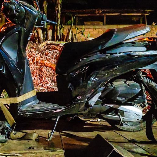 Motociclista fica gravemente ferido em acidente na SC-163 em Descanso