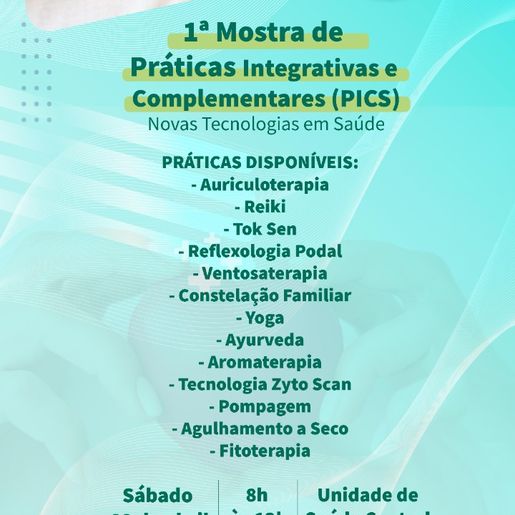 Município organiza 1ª Mostra de Práticas Integrativas e Complementares em Saúde