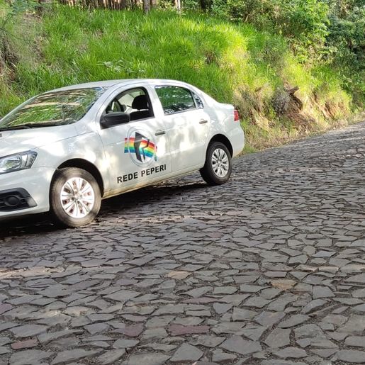 1ª etapa de calçamento entre cidade e interior é inaugurada em São José do Cedro