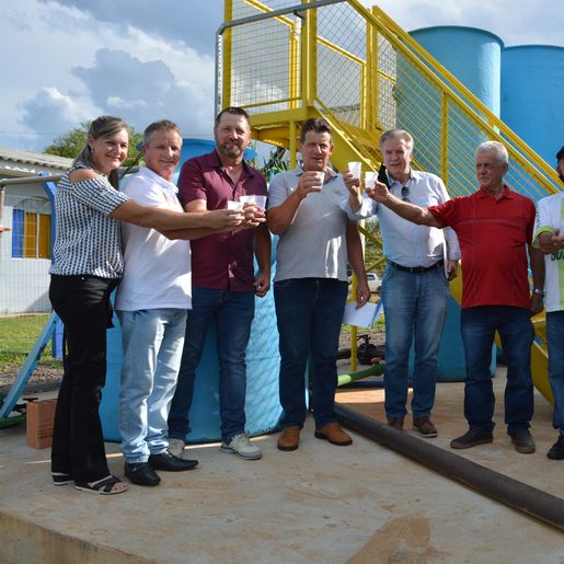 Palma Sola inaugura Estação de Tratamento de Água na Linha Brasil