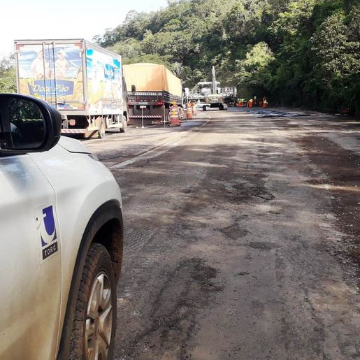 Saiba como está o andamento das obras na BR-163, em São José do Cedro; assista