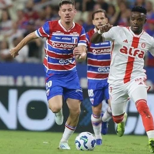 Inter, usando um time misto, só empata com o Fortaleza, na Arena Castelão
