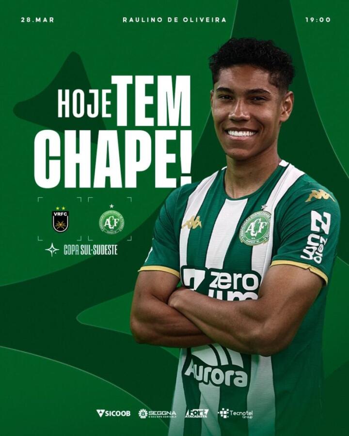 Chapecoense encara o Volta Redonda fora de casa em busca da liderança na Copa Sul-Sudeste