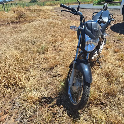 Jovem de 19 anos fica gravemente ferido ao sofrer queda de moto na SC-163