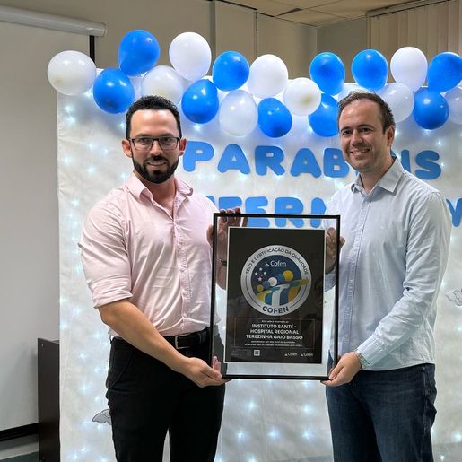 HRTGB – Santé recebe certificação inédita de qualidade do Cofen