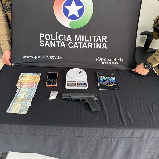 PM prende dois homens por tráfico de drogas em São Miguel do Oeste