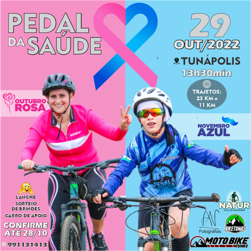 Pedal da Saúde será realizado neste sábado em Tunápolis