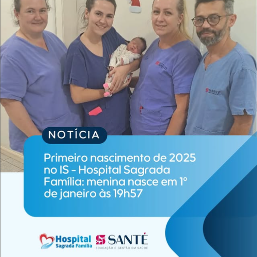 Nasce primeiro bebê de 2025 em Itapiranga
