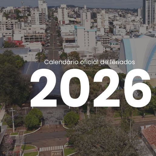 Prefeitura divulga calendário de feriados em São Miguel do Oeste para 2026