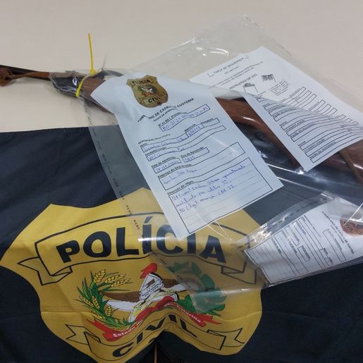 Homem é preso por porte ilegal arma de fogo e munições em Campo Erê, mas paga fiança e é liberado