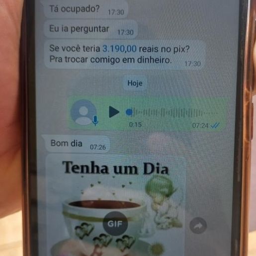 Homem cai em golpe do Pix e perde mais de R$ 3 mil em São Lourenço do Oeste