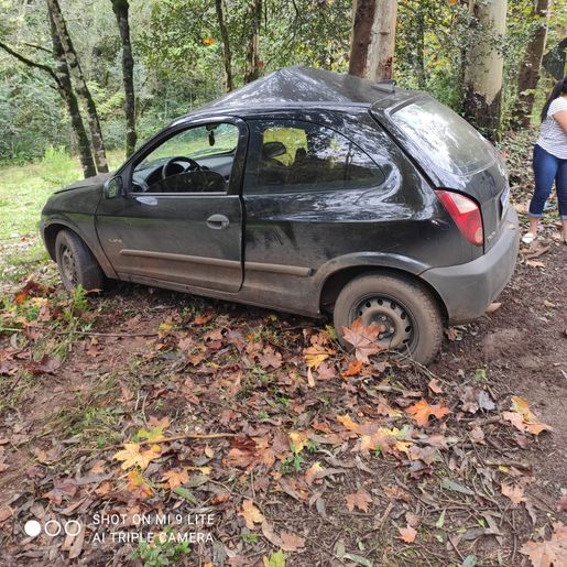 Saída de pista é registrada na SC-160