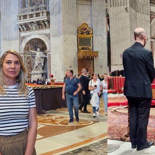 Em meio à lágrimas e orações, catarinenses se despedem do papa Francisco em Roma