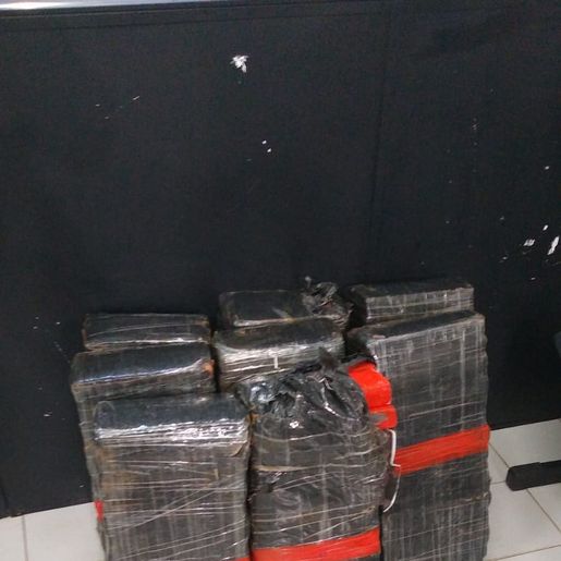 Polícia Rodoviária apreende 140 quilos de maconha na SC-160