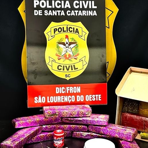 Jovem de 19 anos é presa por tráfico de droga em Campo Erê