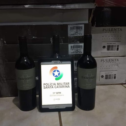 PM apreende cerca de R$ 20 mil em bebidas na fronteira