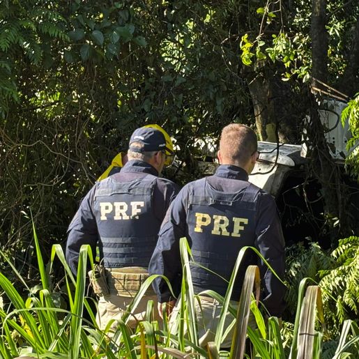 Acidente deixa duas pessoas feridas na BR-163 em São Miguel do Oeste