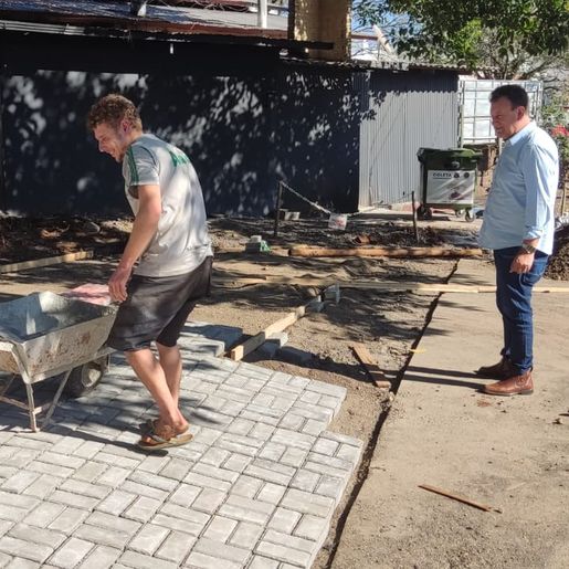 Segunda faixa elevada é implantada pelo Setor de Urbanismo em Cedro