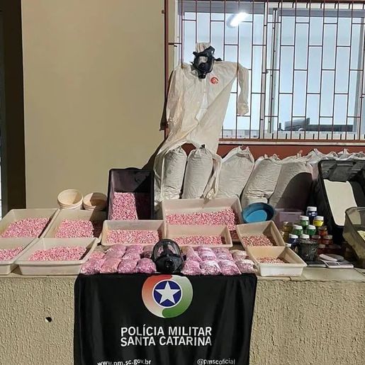 Pacata cidade de SC servia de laboratório para megaprodução de drogas sintéticas