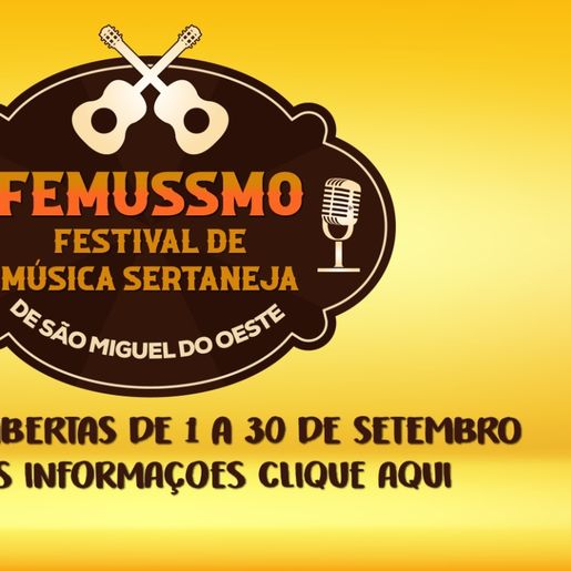 Festival da canção de SMOeste terá mais de R$ 22 mil em prêmios