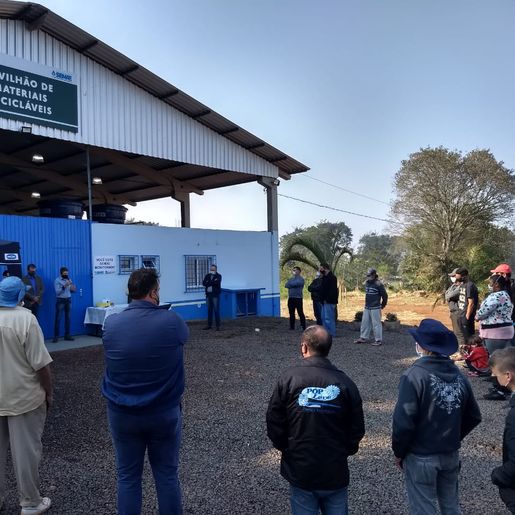 Pavilhão dos coletores é inaugurado em SJCedro