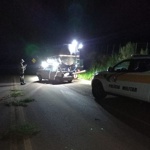 Quatro pessoas ficam feridas em colisão na SC-480