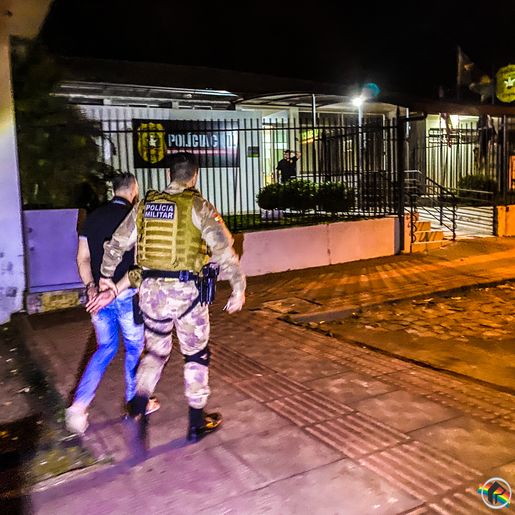 Tático prende homem por furto de veículo em Descanso