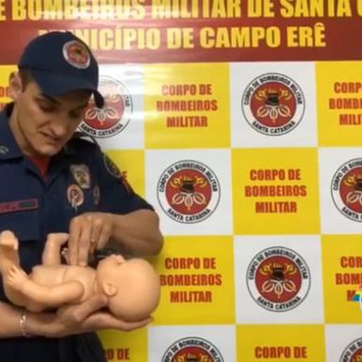 VÍDEO: Bombeiros deixam dicas para prevenir engasgamento em crianças e adultos