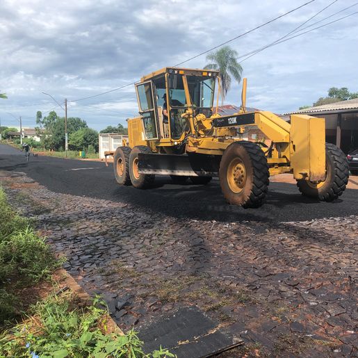 Pavimentações devem ser concluídas em três semanas em Iporã do Oeste