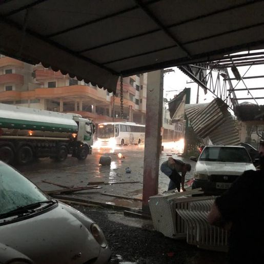 Confirmado o registro de tornado em Santa Catarina