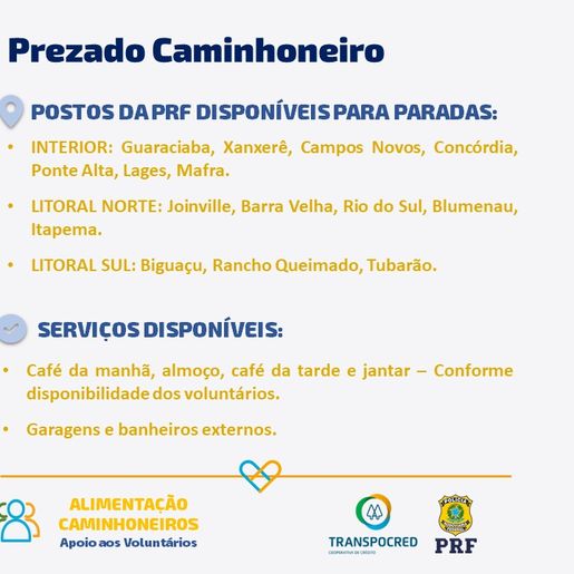 Ferramenta visa facilitar consulta por serviços e lugares para motoristas se alimentarem