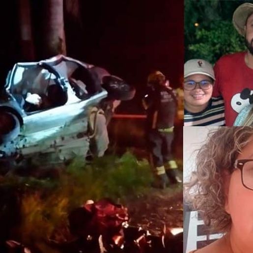 Tragédia em SC: Quatro pessoas da mesma família morrem em acidente