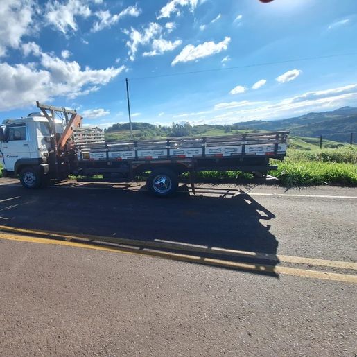 Trabalhador é atropelado por caminhão durante obra em rodovia de Romelândia