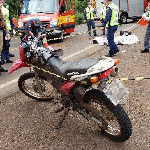 Jovem morre em grave acidente na SC 163, em Itapiranga