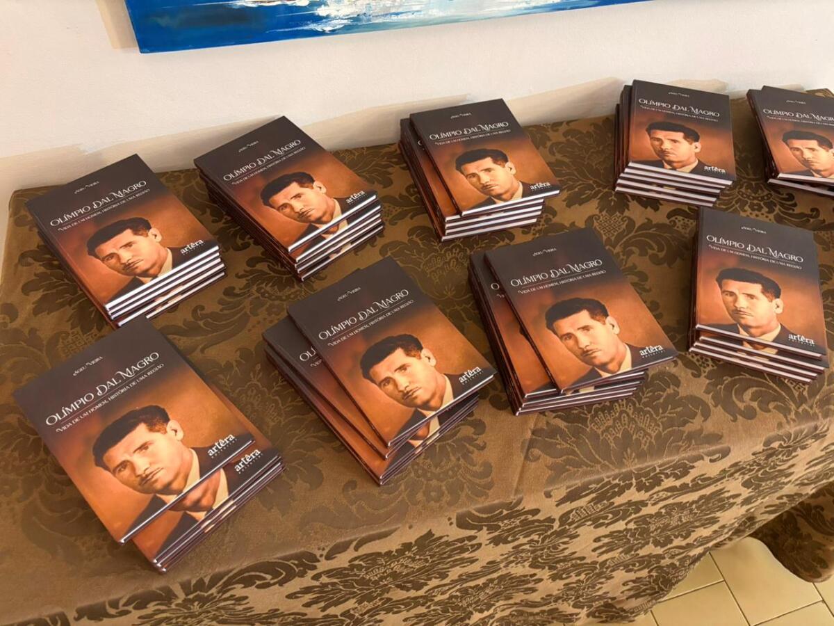 Livro sobre Olímpio dal Magro resgata a história de um dos pioneiros de São Miguel do Oeste