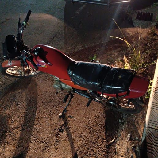 Polícia Militar recupera motocicleta furtada em SMOeste
