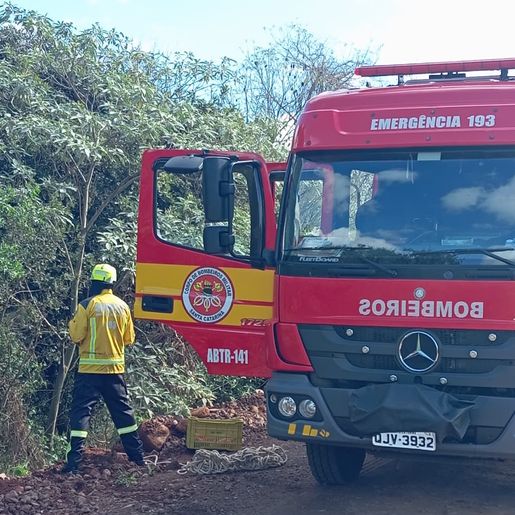 Carro sai da pista e bate em árvore no interior de Princesa