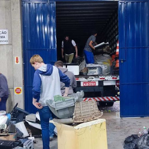 IMA retira materiais coletados na campanha "Penso, Logo Destino" em São José do Cedro