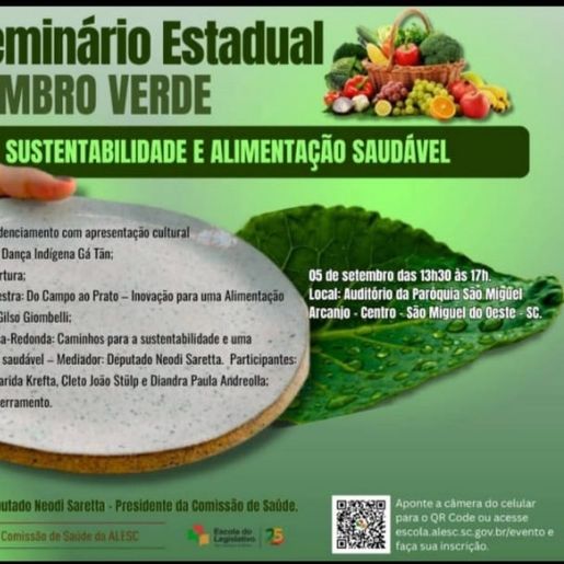 São Miguel do Oeste sedia Seminário Setembro Verde com foco em alimentação saudável