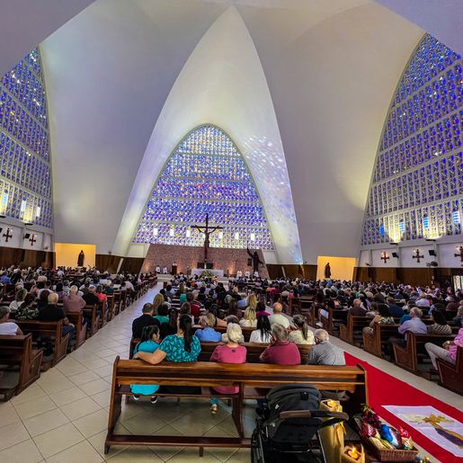 Celebração de Corpus Christi reúne fiéis em São Miguel do Oeste
