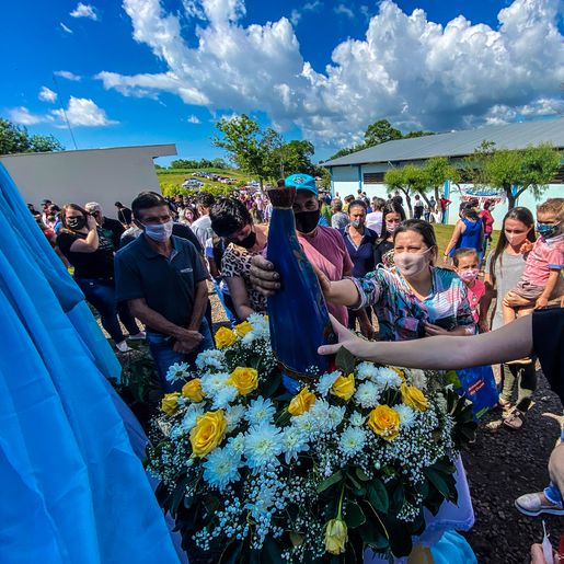 Missa em honra à Nossa Senhora Aparecida reúne fiéis em SMO
