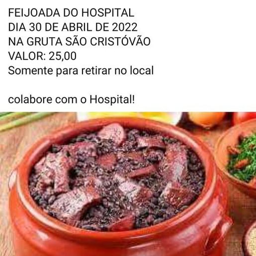Hospital de São José do Cedro promove a 3ª edição da Feijoada