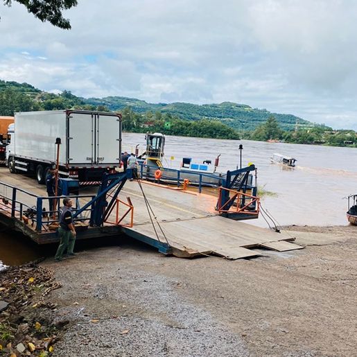 Defesa Civil monitora nível do Rio Uruguai em Itapiranga