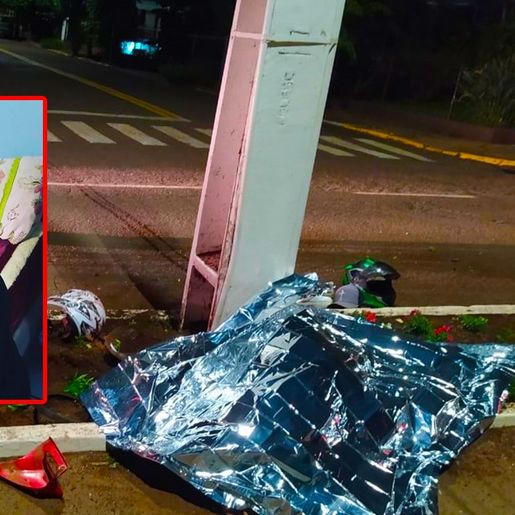 Identificada mulher que morreu em grave acidente no centro de Itapiranga